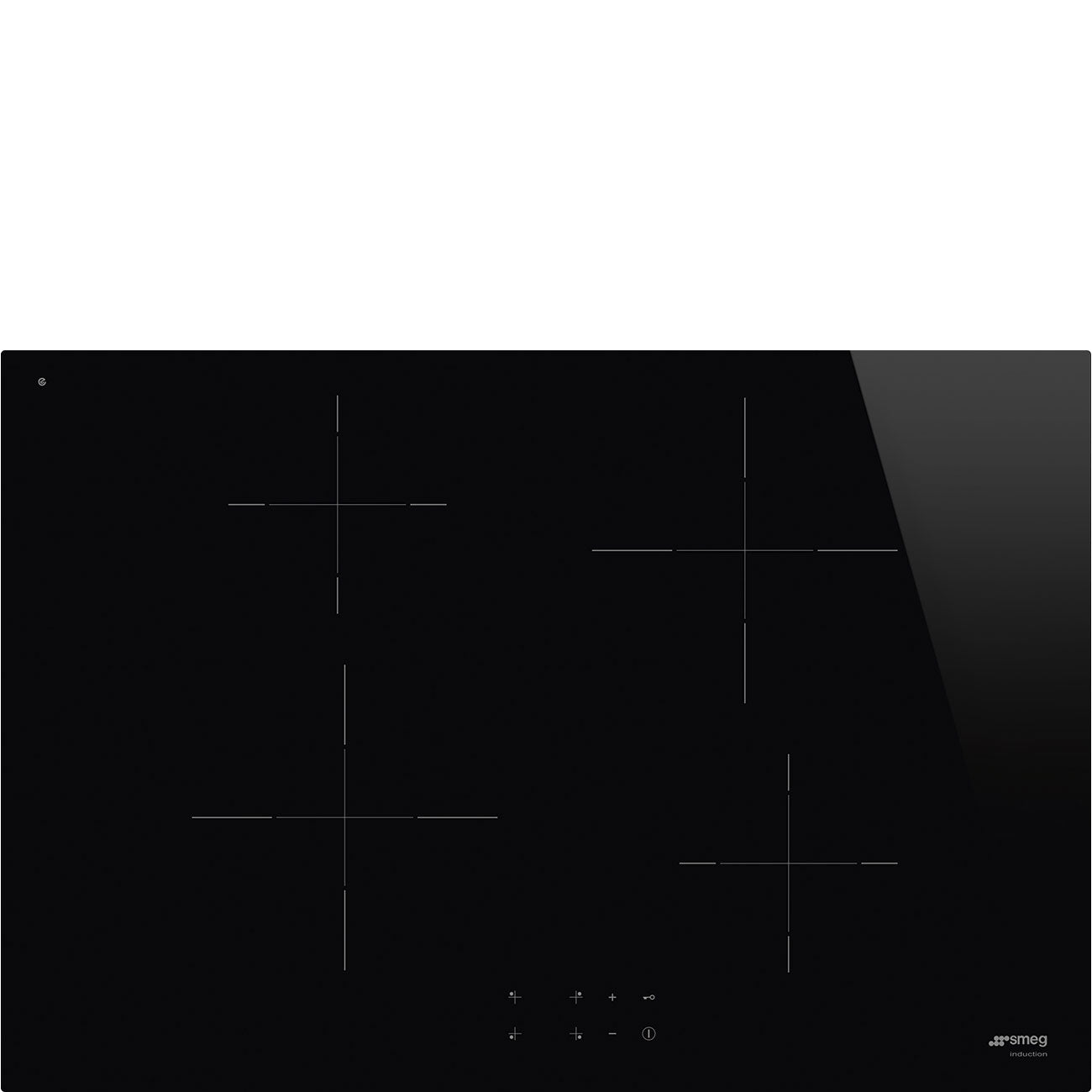 SMEG SI2741D Piano cottura a induzione 4 zone 75 cm Nero