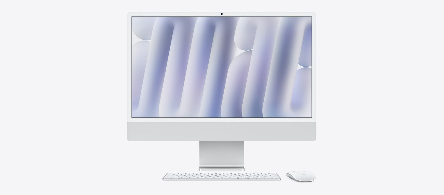APPLE iMac 24'', Chip M4, 10 CPU 10 GPU, 16GB, 256GB, vetro con nanotexture Argento - immagine prodotto Argento