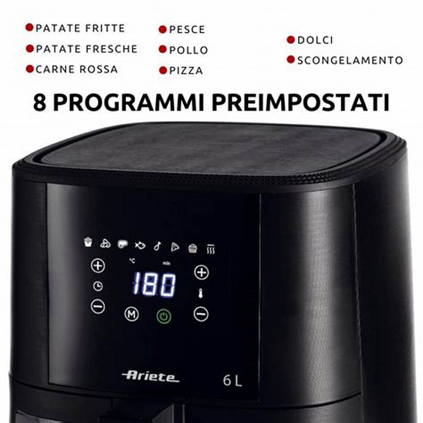 ARIETE Air Fryer 6 L 1300 W Bianco