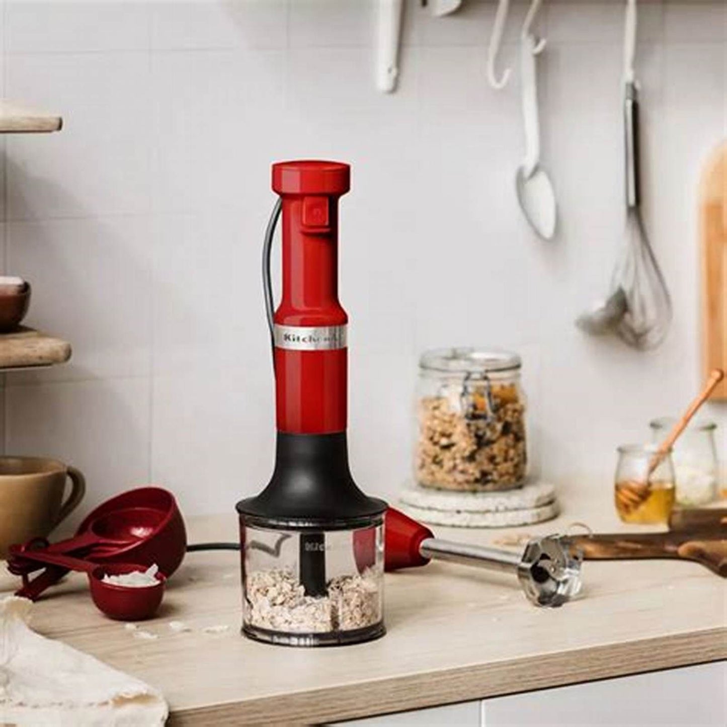 KITCHENAID 5KHBV83EER Frullatore a immersione Rosso