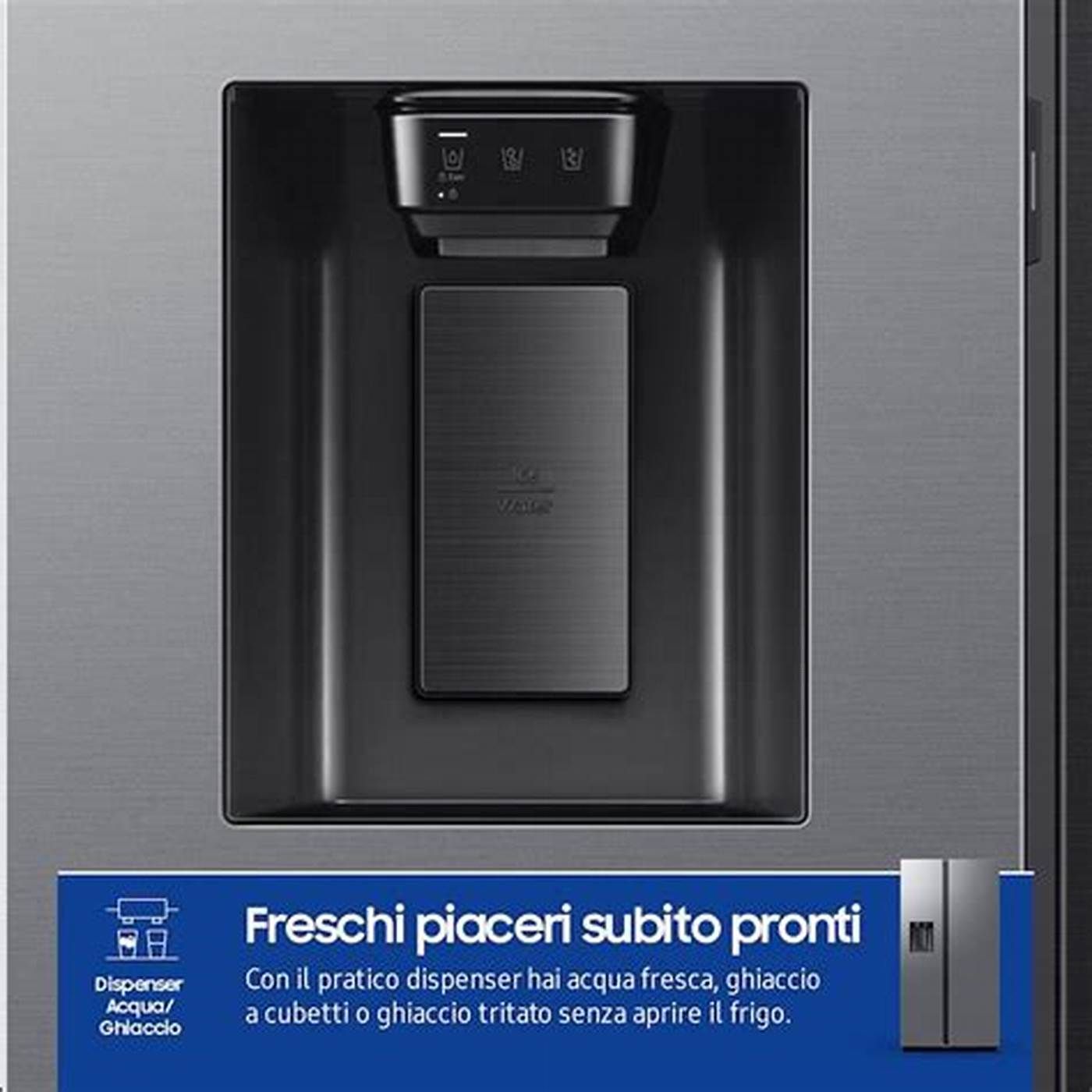 SAMSUNG RS80F67KCTEF Frigorifero americano Classe C