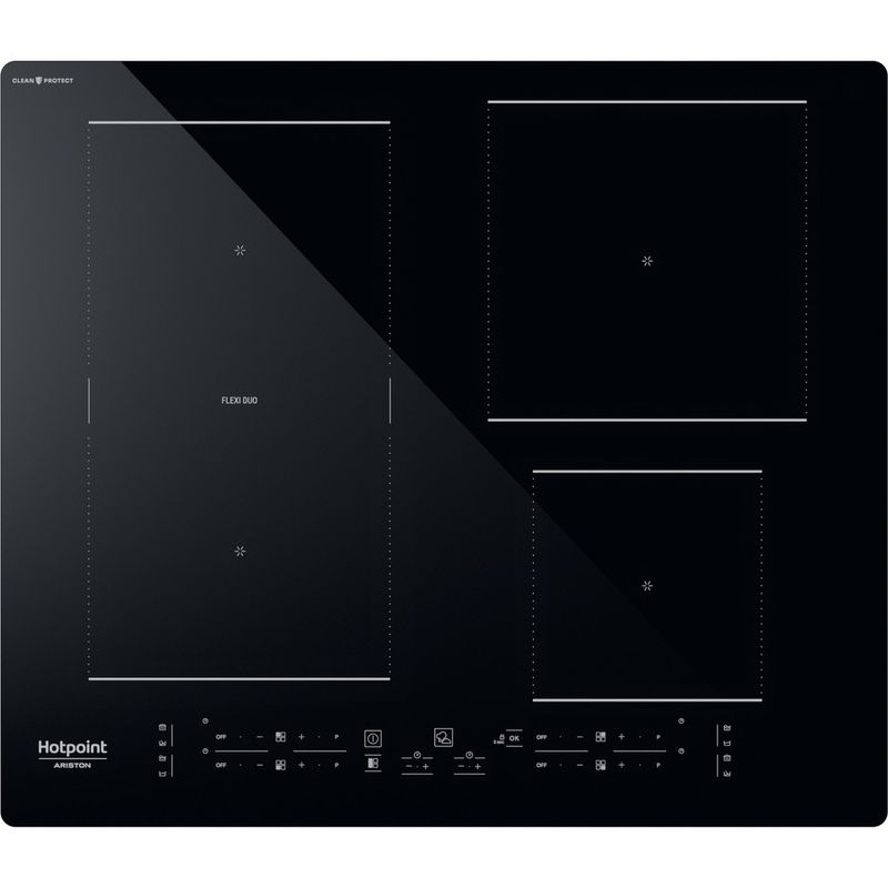 HOTPOINT HB 4860C CPNE Piano cottura a induzione 4 zone 59 cm Nero
