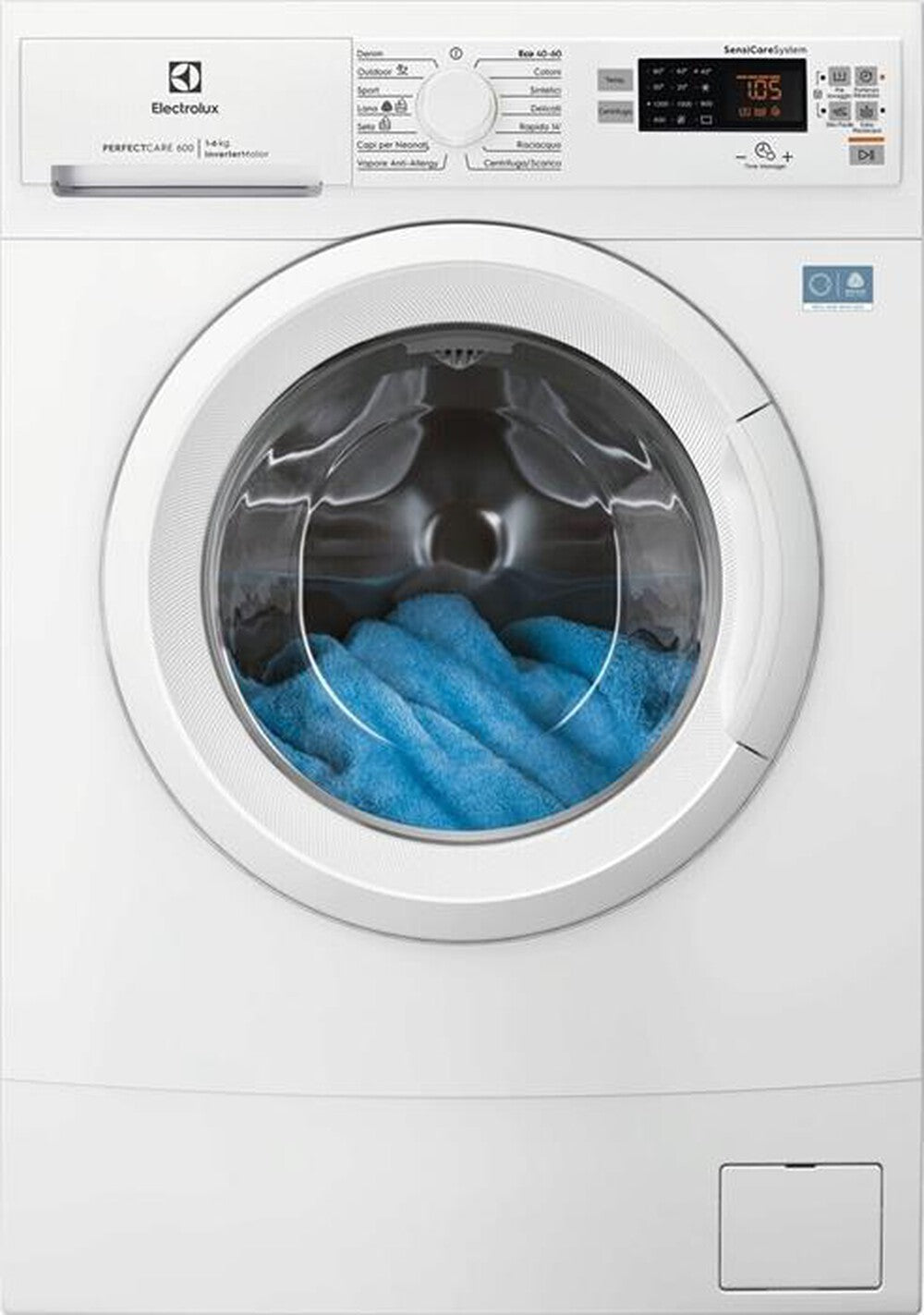 DAYA MAGIC12A3 LAVATRICE, Caricamento frontale, 12 kg, 18 programmi, Profondità 60 cm, Giri 1400 rpm, Bianco, livello rumorosità centrifuga 76 dB(A), Classe A