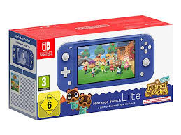 Switch Lite Console Animal Crossing Blu