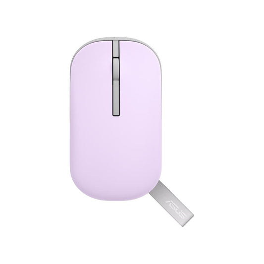 Asus Mouse wireless Marshmallow MD100 Ottico 1600 DPI Colore Porpora