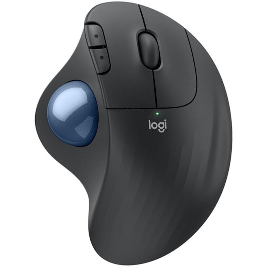 Logitech Mouse Ergo M575S Trackball 5 Tasti Bluetooth 2000 DPI blu / Grafite