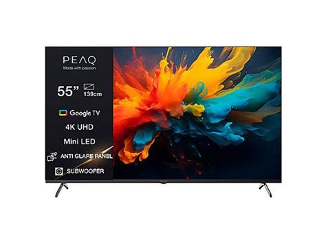 PEAQ PTV 55GMU-5026C Smart TV 55" Mini LED 4K