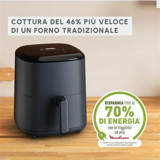 MOULINEX Easy Fry Max EZ245B Friggitrice ad aria 5 L 1500 W Grigio