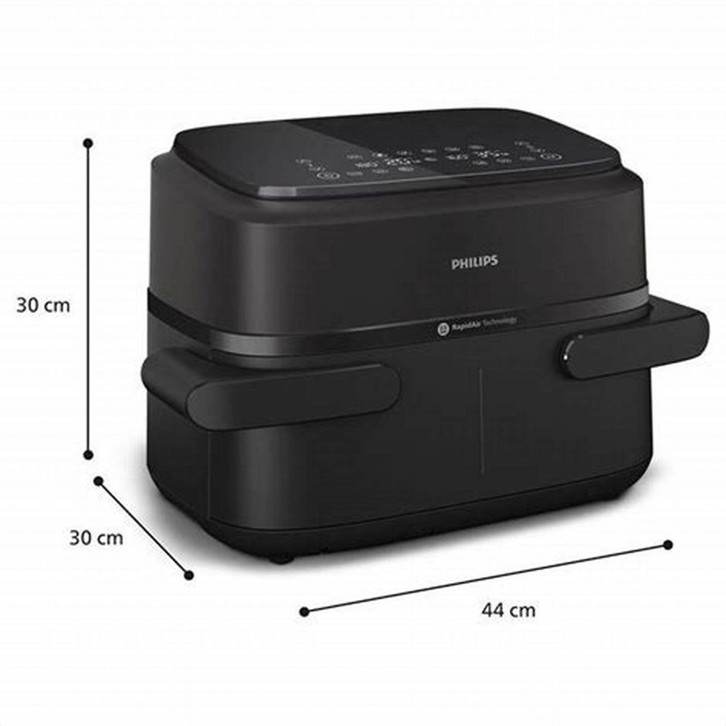 PHILIPS Airfryer Serie 1000 doppio cestello NA150/00 7,1 L