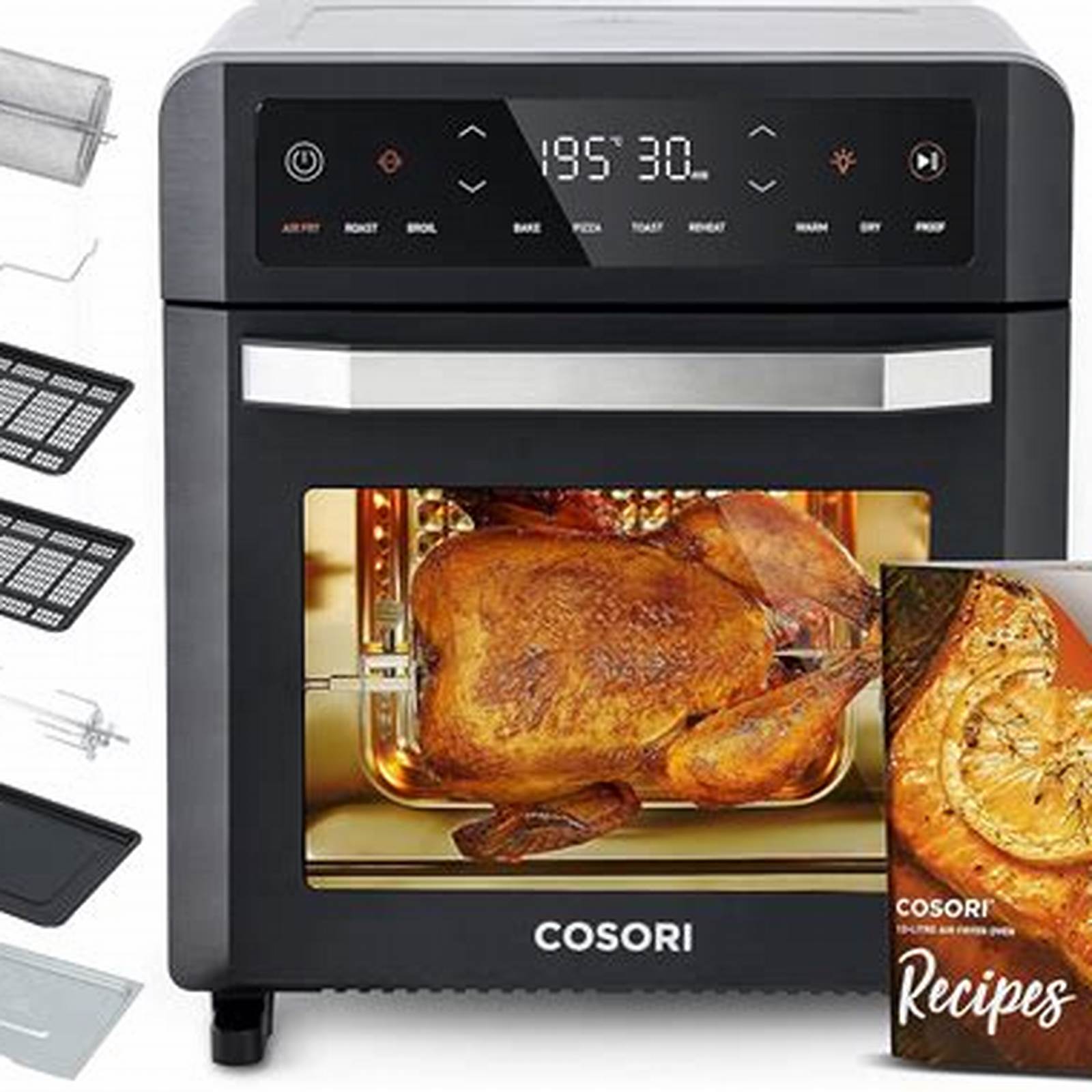 COSORI Dual Basket Chef Edition Friggitrice ad aria 8,5 L 1750 W